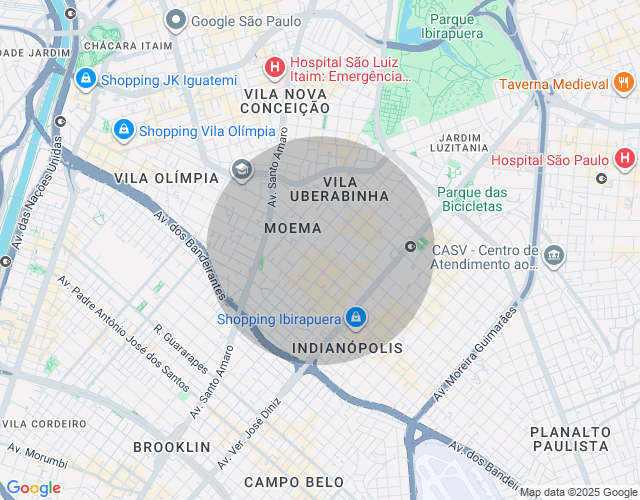 Imóvel no mapa