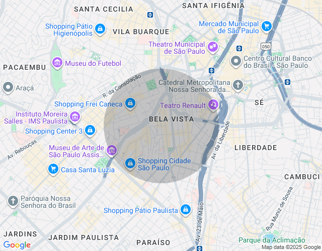 Imóvel no mapa