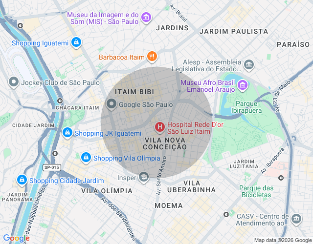 Imóvel no mapa