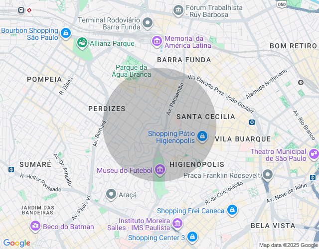 Imóvel no mapa