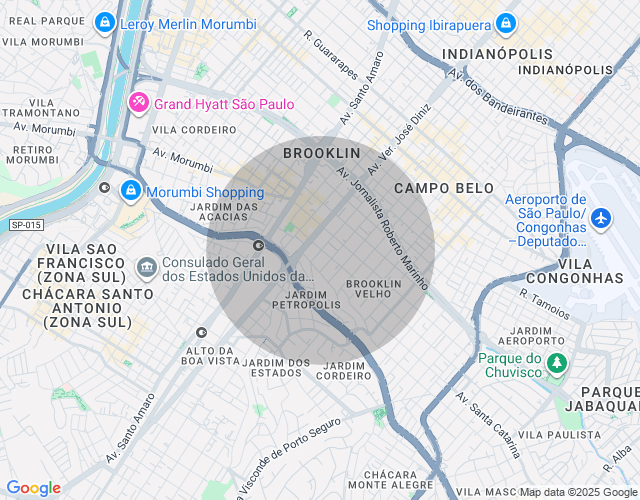 Imóvel no mapa