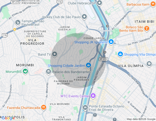 Imóvel no mapa