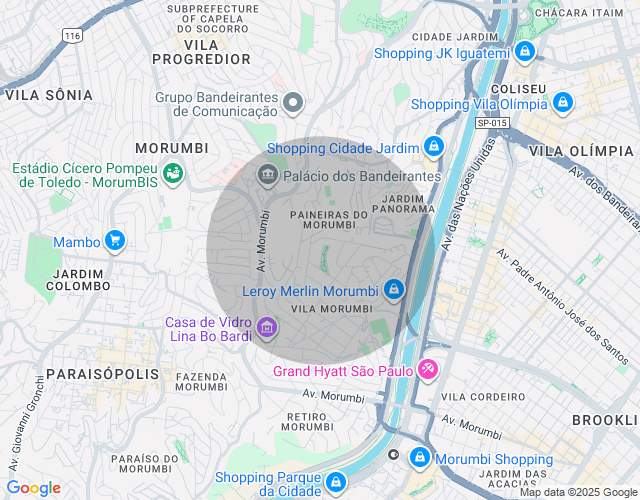 Imóvel no mapa