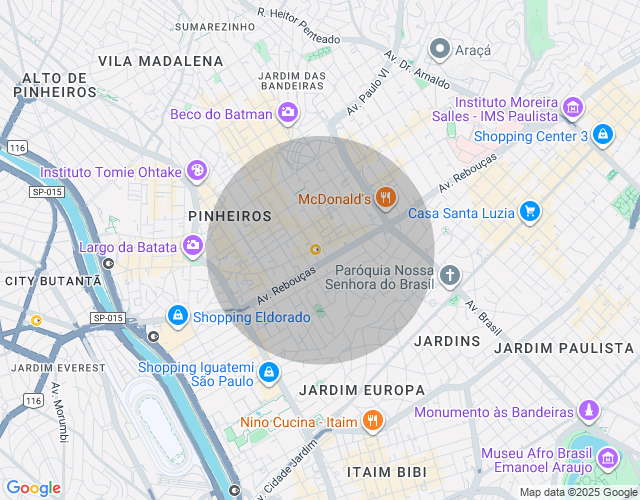Imóvel no mapa
