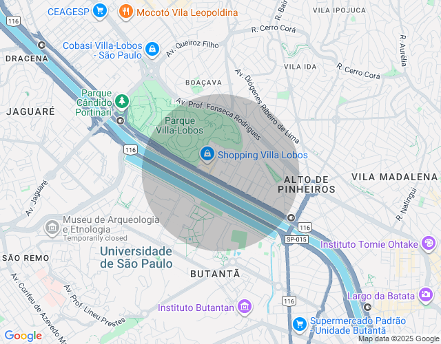 Imóvel no mapa