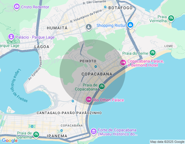 Imóvel no mapa