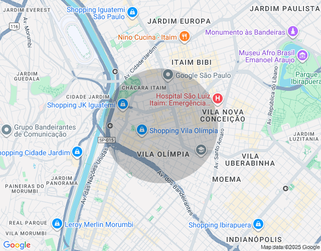 Imóvel no mapa