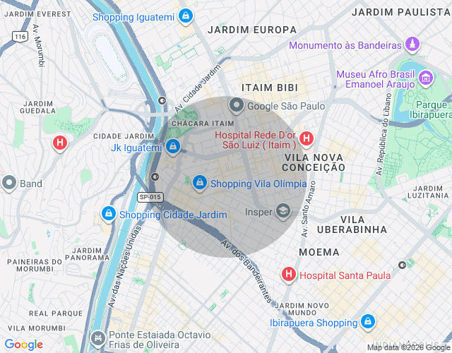 Imóvel no mapa
