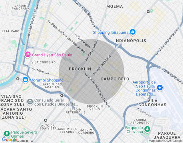 Imóvel no mapa