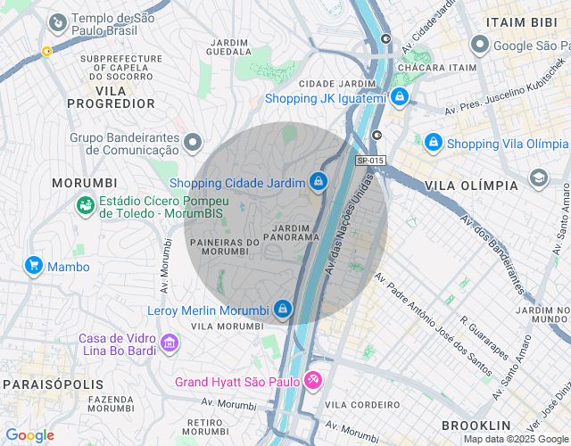 Imóvel no mapa