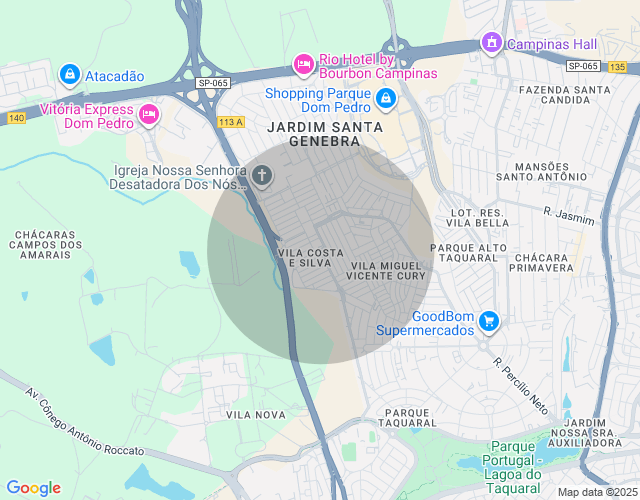 Imóvel no mapa