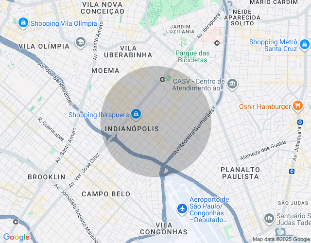 Imóvel no mapa