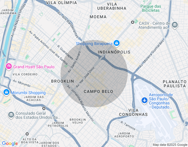 Imóvel no mapa