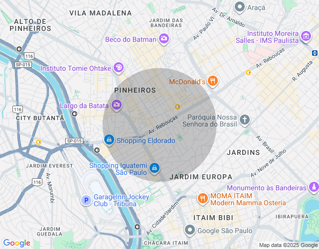 Imóvel no mapa
