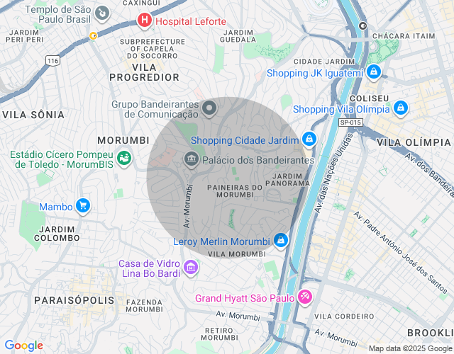 Imóvel no mapa