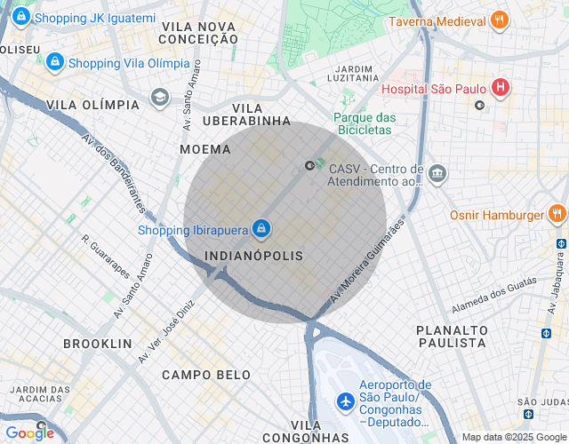 Imóvel no mapa
