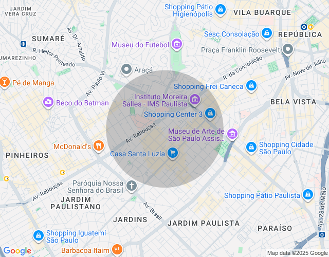 Imóvel no mapa