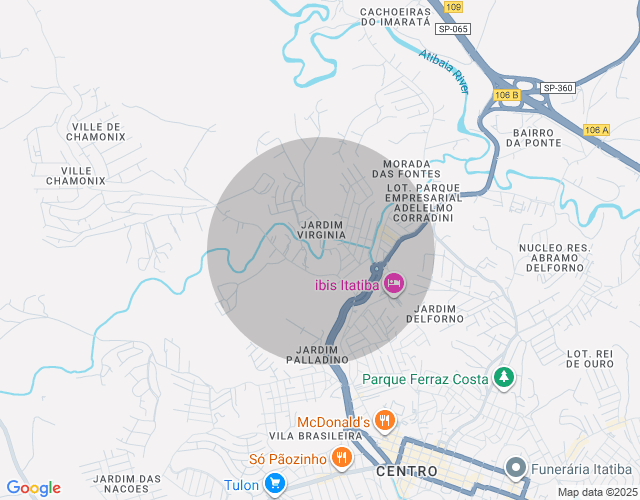 Imóvel no mapa