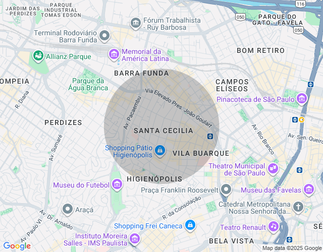 Imóvel no mapa
