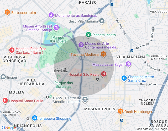 Imóvel no mapa