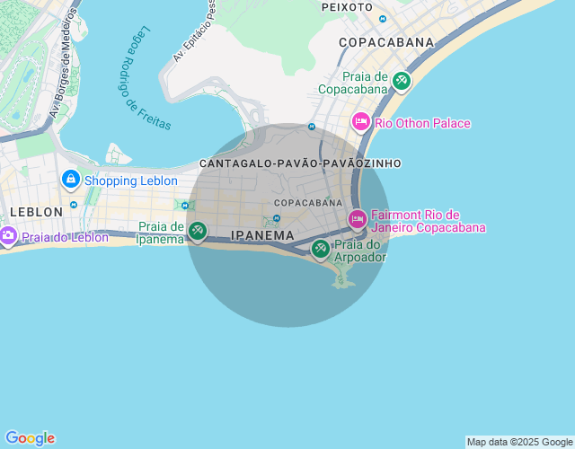 Imóvel no mapa