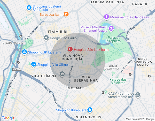 Imóvel no mapa