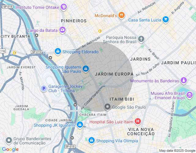 Imóvel no mapa