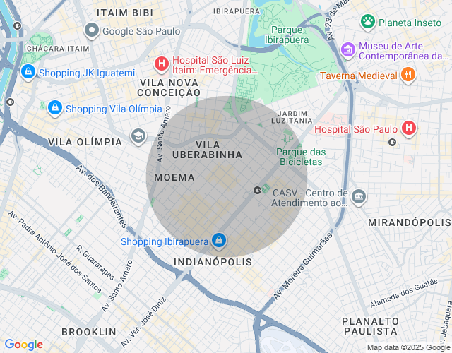 Imóvel no mapa