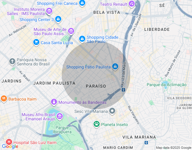 Imóvel no mapa