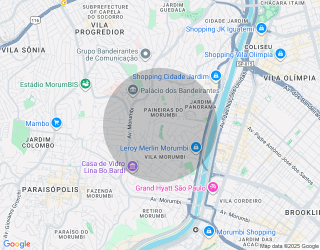 Imóvel no mapa