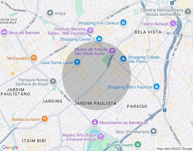 Imóvel no mapa