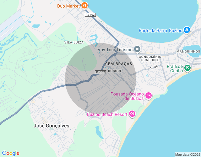 Imóvel no mapa