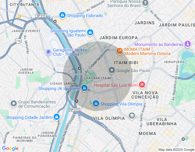 Imóvel no mapa