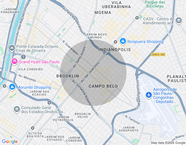 Imóvel no mapa