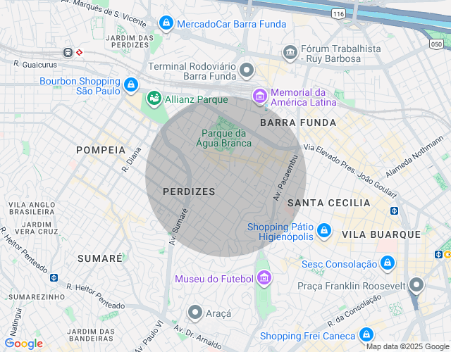 Imóvel no mapa
