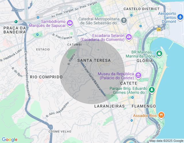 Imóvel no mapa