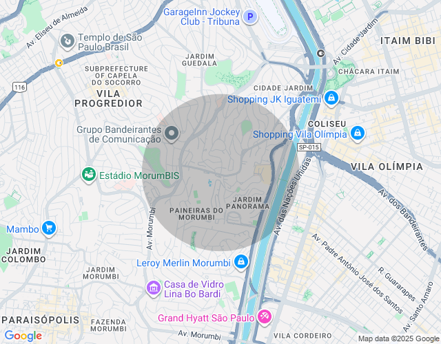 Imóvel no mapa