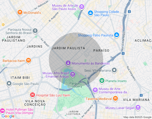 Imóvel no mapa