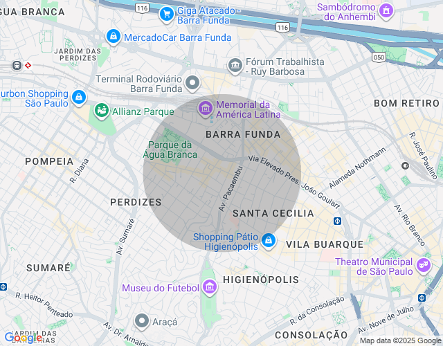 Imóvel no mapa