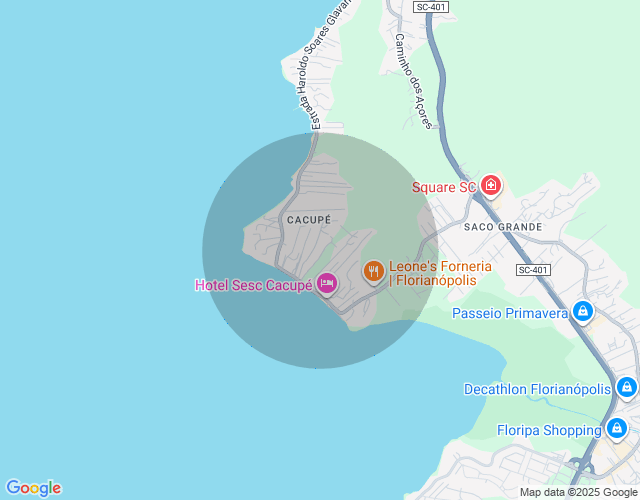 Imóvel no mapa