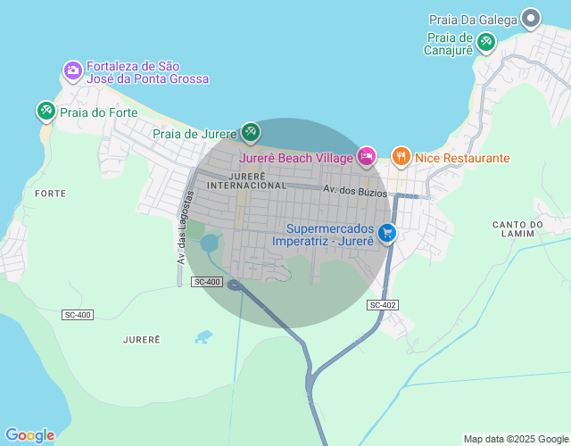 Imóvel no mapa