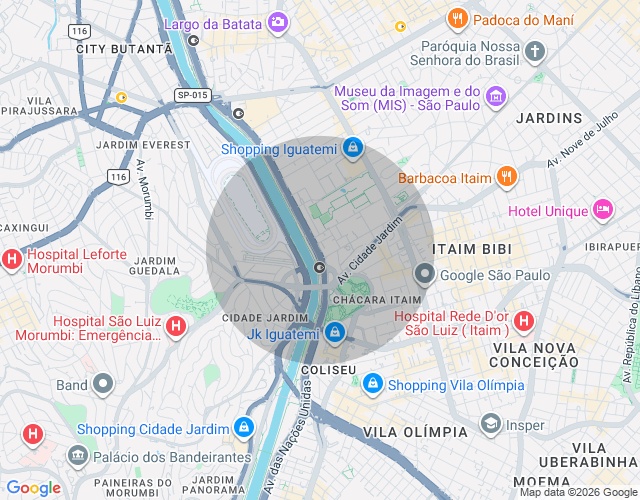 Imóvel no mapa