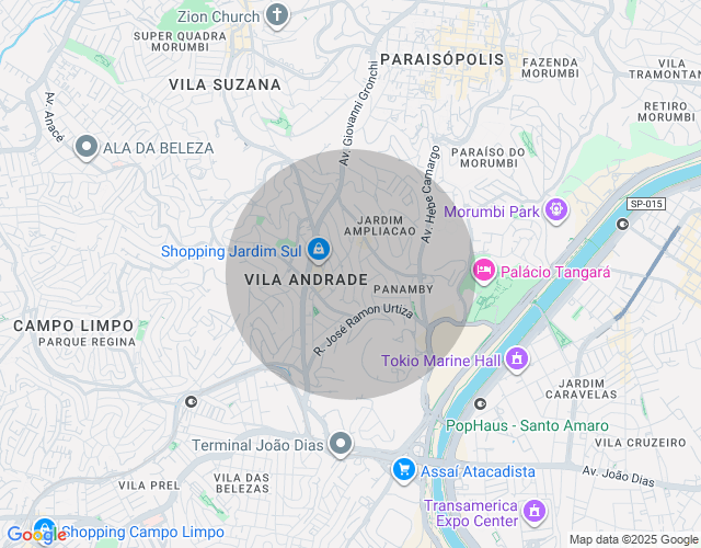 Imóvel no mapa