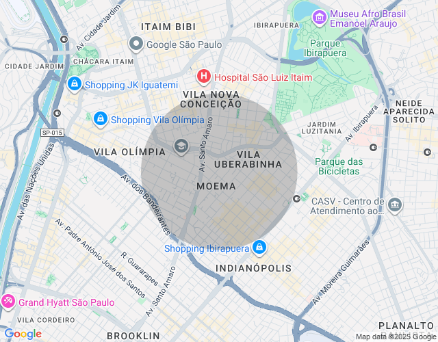 Imóvel no mapa