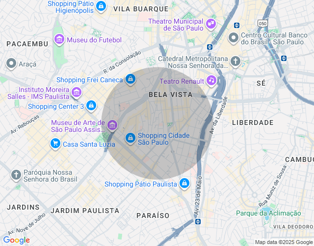 Imóvel no mapa