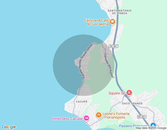 Imóvel no mapa