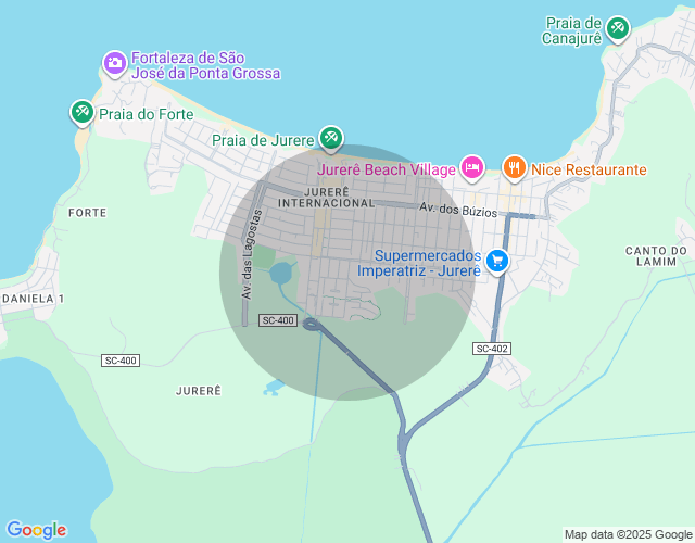 Imóvel no mapa