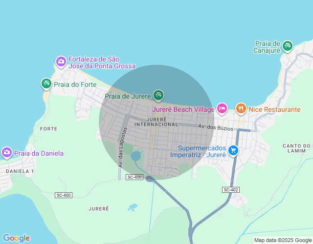Imóvel no mapa
