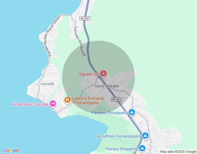 Imóvel no mapa
