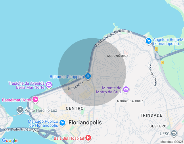 Imóvel no mapa